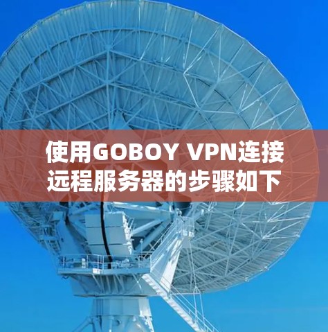 使用GOBOY VPN连接远程服务器的步骤如下 使用GOBOY VPN连接远程服务器的步骤如下
