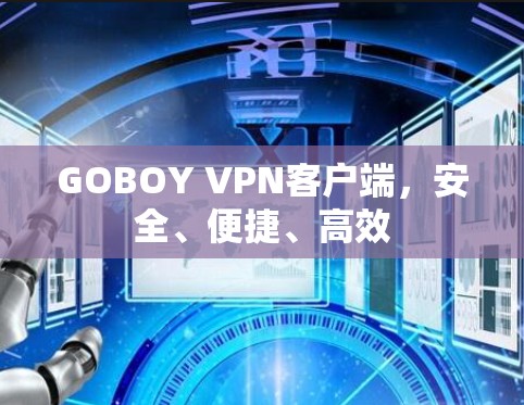 GOBOY VPN客户端,安全、便捷、高效 GOBOY VPN客户端,安全、便捷、高效