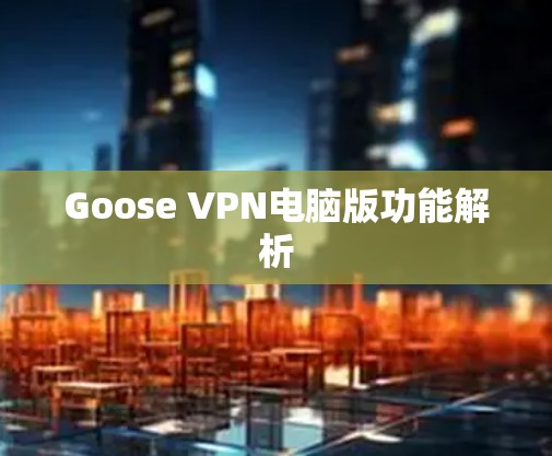 Goose VPN电脑版功能解析 Goose VPN电脑版功能解析