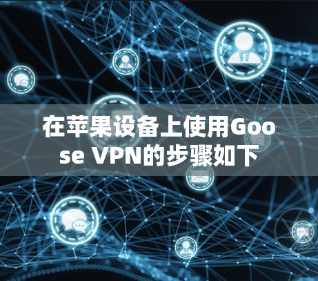 在苹果设备上使用Goose VPN的步骤如下