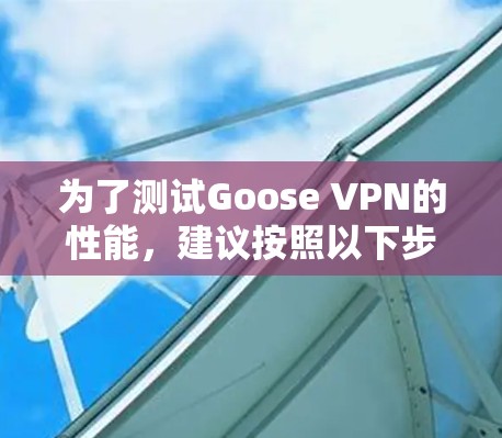 为了测试Goose VPN的性能,建议按照以下步骤进行 为了测试Goose VPN的性能,建议按照以下步骤进行
